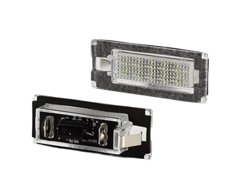 Lámpara matrícula LED para Citroen Relé luces traseras homologadas pack de 2 unidades para repuesto