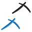 Earsocks - Black+sky Blue