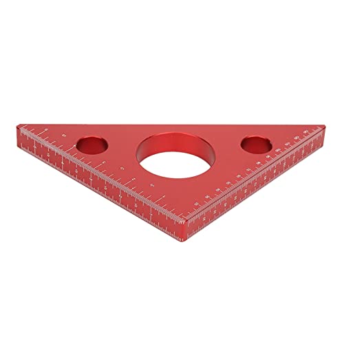 Aluminum Alloy Right Angle Ruler Diy Woodworking Triangle Ruler Measuring Gauging Tool #TOP1