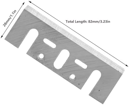 Garosa Resharpenable HSS Electric Planer Blades Replacement Knives for Woodworking Tools Universal Fit 3-1/4 Inch 82mm Compatible with Most Hand-Held Planer Model