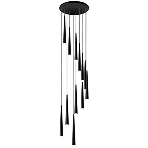 Lámpara de techo colgante industrial para cocina y comedor de diseño moderno con 15 luces