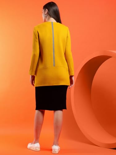 Image of KOTTY Womens Cotton Blend Standard Length Elegant Style Coat - Classic Style with Modern Detailing