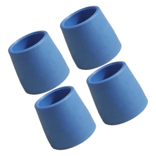 FOMIYES Anti-Slip Walking Stick Tips 4pcs Trekking Pole Foot Covers Cane Rubber Tips for Crutch Easy Install Non-Slip