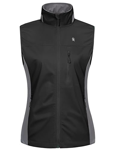 Image of Little Donkey Andy Lightweight Cycling Vest Windproof Sleeveless Jacket for Women Water-Repellent Stretch Vest for Running