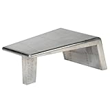 Matériau : aluminium (poli) vidaXL Table Basse Aviator Style d\'avion Vintage Aluminium Table d\'Appoint