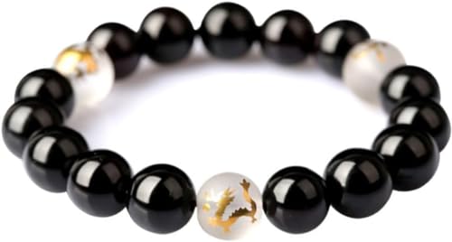 Bracelet porte-bonheur en obsidienne noire pour cultiver le bien-être au quotidien