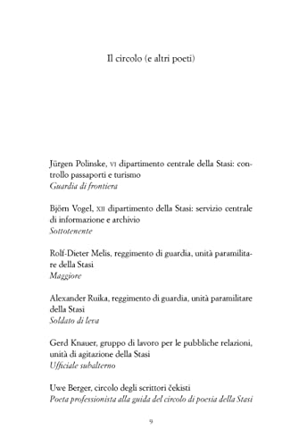 Il Circolo Di Poesia Della Stasi. Una Strana Storia Di Spie E Sonetti Nel Pieno Della Guerra Fredda - 6