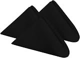 Utopia Home Black Cloth Napkins (12 Pack, 20x20 Inches), Ideal Dinner Napkins for Party, Wedding and...