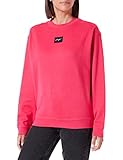 HUGO Women's Demorola_5 Sweatshirt, Dark Pink658, XL