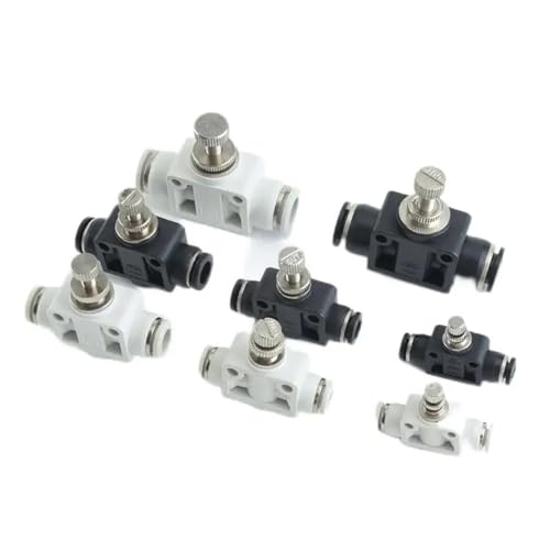 Válvula de control de velocidad de flujo de aire SA regulador para manguera 6mm 4