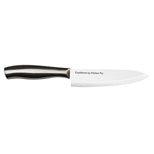 Faca Cerâmica 15 cm Branca Excellence Kitchen Pro Branca