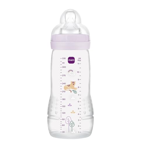 MAM Easy Active Biberon 2ème Age 6 Mois + Débit Très Rapide 330ml