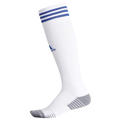 Calcetines de fútbol adidas Copa Zone Cushion 4 con amortiguación dirigida y compresión del arco y el tobillo, color blanco, talla S Cover