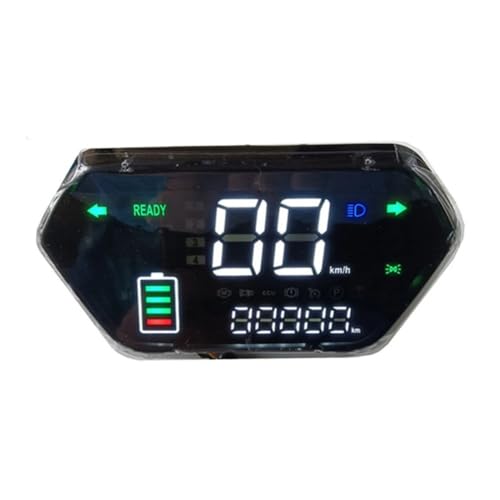 KNVBGG Speedometer Odometer Meter Dashboard Display 48V60V72V Universal Meter Odometer Speedometer Scooter Scooter for DJI Meter Motorcycle Speedometer