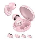 CASCHO Tapones Oidos Ruido Dormir, 45dB Tapones Oidos Cancelacion de Ruido con 8 Reutilizable Puntas(XS/S/M/L) y Estuche, Tapones para Dormir/Concentración/Conciertos/Viaje/Estudio/Trabajo, Color Rosa