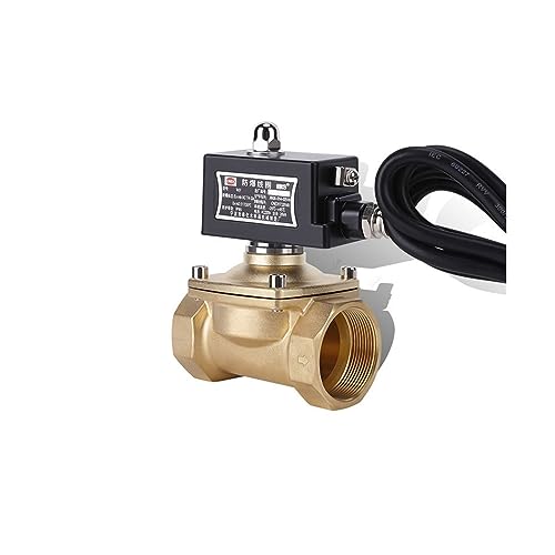 Électrovanne anti-déflagrante laiton massif 2" électrovanne gaz naturel 230V AC robuste