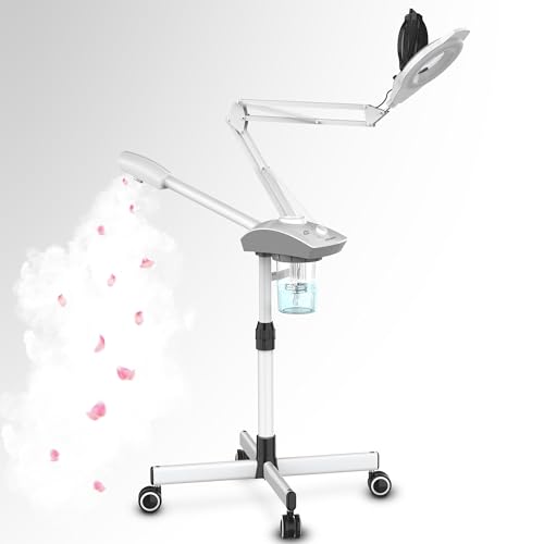 TASALON Professional Facial Steamer with 5X Magnifying Lamp, 2-in...