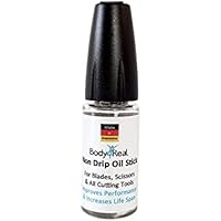 Body4Real Non Drip Oil Pen Blade Lubricant Applicator - 10 ml Precision Clipper Oil for Hair Trimmers and Electric Shavers, Silicone Free Oiler Stick for Grooming Tools, Scissors and Metal Instruments