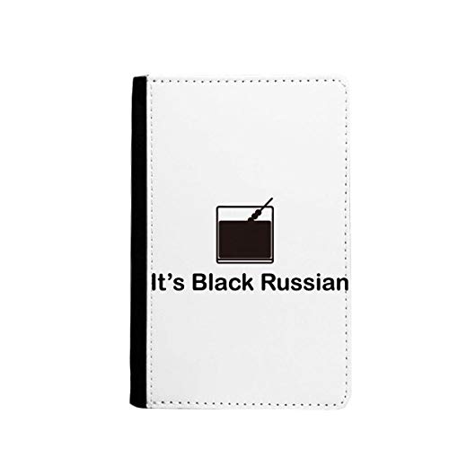Porte-Passeport Russe Noir protège-document anti-usure pour voyage