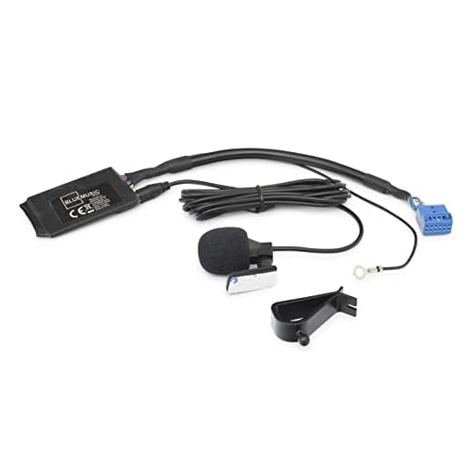 BlueMusic Bluetooth Interface Musik Freisprechen 12pin AB Juli 2010 kompatibel mit VW: RCD RNS 200 210 300 315 500 - - Skoda: Beat Cruise Swing - - Audi: Chorus Concert Symphony 2+ 3, RNS-E BNS 5.0