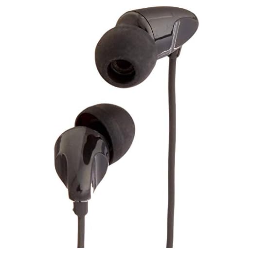 AmazonBasics - Auriculares in-ear, color negro