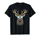 Trachtenshirt Trachtenhemd mit coolem Hirsch