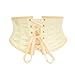 HGps8w Women's Vintage Renaissance Waist Training Corsets Lace Up Boned Underbust Boned Waist Trainer Corset Body Shaper