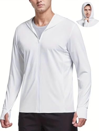 Image of BE SAVAGE Balaclava Sunscreen Jacket For Men