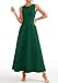 PRETTYGARDEN Women's Maxi Dress Summer Wedding Guest 2026 Spring A Line Long Tank Flowy Modest Sleeveless Cocktail Dresses (Dark Green,Medium)