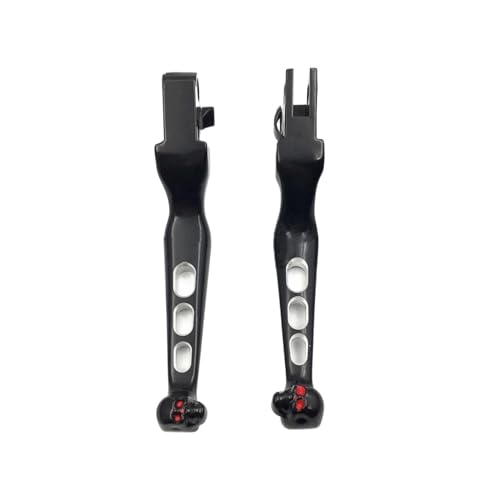 Verstellbar Brembeshebel Für Harley Für D&avidson Fat Boy Dyna Road King FX XL FL Ultra Aftermarket Motorrad Teile Schädel Bremse Kupplung Hebel(1 MT241-020A-BK)