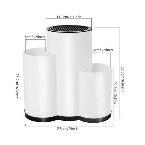 Support de rangement pour couverts de cuisine sur plan de travail