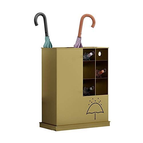Support de parapluie en métal de grande capacité avec bac de récupération d'eau
