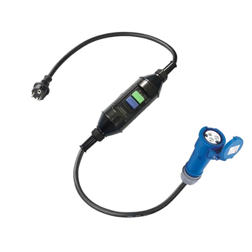 Adaptateur Schuko vers CEE anti-disjonction 230V pour sécuriser le courant de votre camping-car