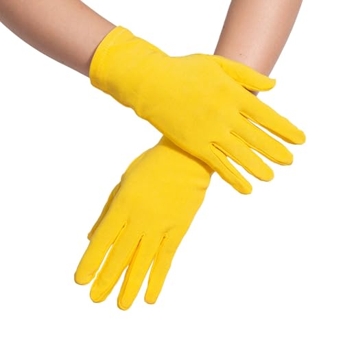 Alvogimor Men Women Wrist Length Spandex Stretch Gloves,Wedding Party Christmas Costume Party Dance Gloves2