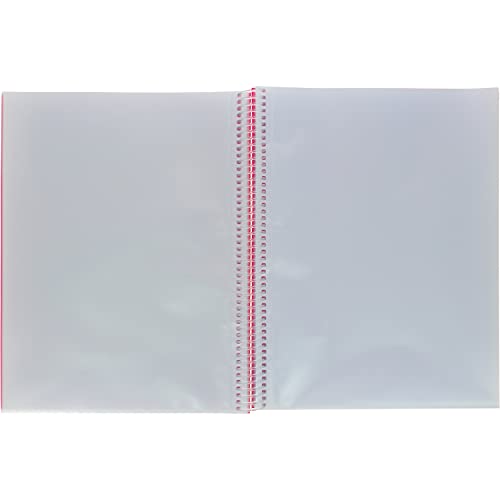 Grafoplás 39845030 Maxiplass Personalisierbarer Ordner mit Spiralbindung, 50 Hüllen, Blau, 30,8 x 24 x 22 cm