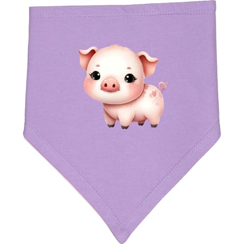 inktastic Baby Pig Baby Bandana Bib