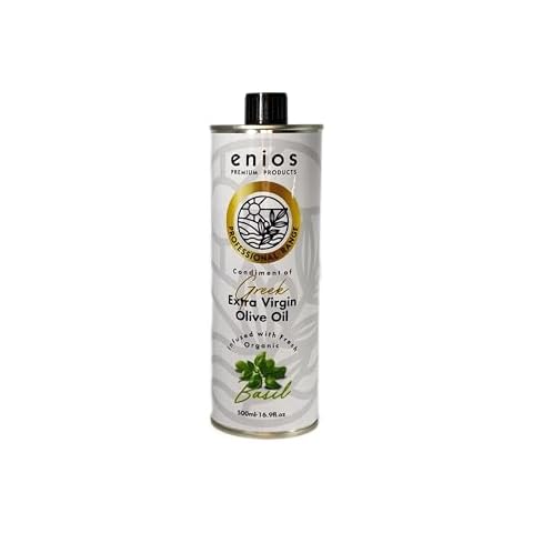 Enios Basil Infused Extra Virgin Olive Oil 500ml Cover