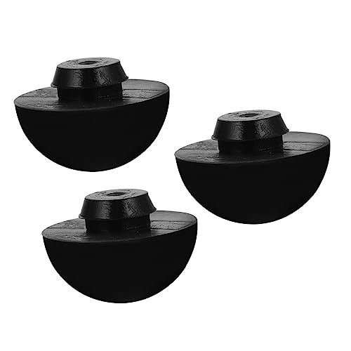 Yardwe 3pcs Anti-slip Drum Foot Pads Professional Drum Mute Pads for Drummers Support Mat