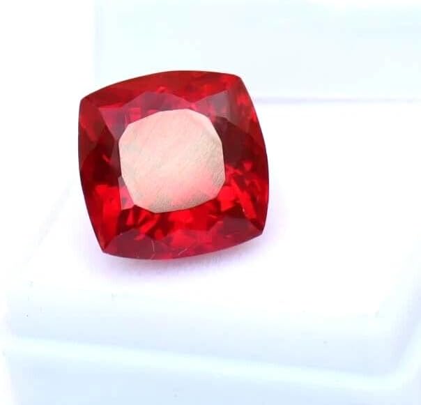 11.40 Ct Certified Red Ruby Natural Loose Gemstone Cushion Cut Certified Best