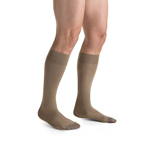 Image of JOBST forMen Casual Compression Socks, 15-20 mmHg, Knee High, Closed Toe