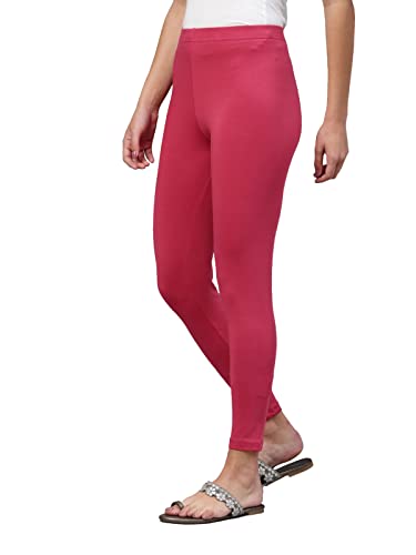 Image of GO COLORS Women Slim Cotton Leggings