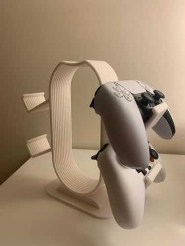 Image of Universal Gaming Controller Stand for PS5, PS4, Xbox & PC Controllers | Desktop Gamepad Holder & Organizer | Space Saving Controller Display Stand for Gaming Accessories