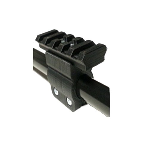 .50 Cal Blowgun Muzzle Guard With Tactical Peep Sight - Mil Spec Black