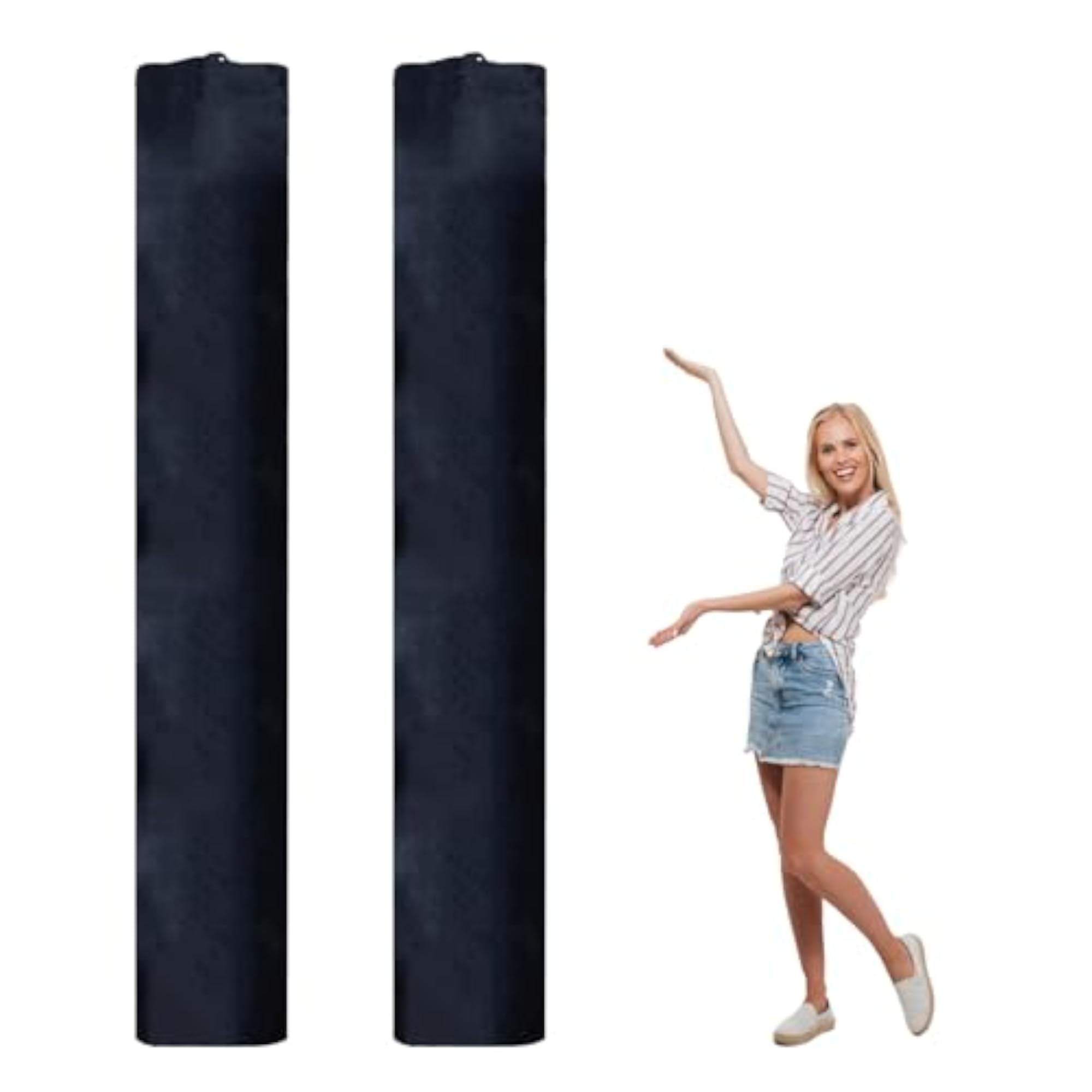 Large Rug Storage Bag, Black Oxford Cloth Moving Bag