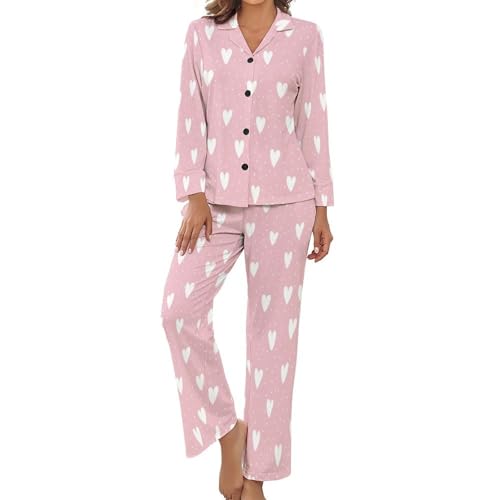 Pyjama grande taille femme à pois pour des soirées cocooning confortables