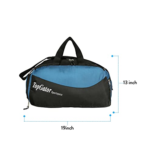 Image of polyester 25 Cms Duffle Bag(TG-SGB Blue)