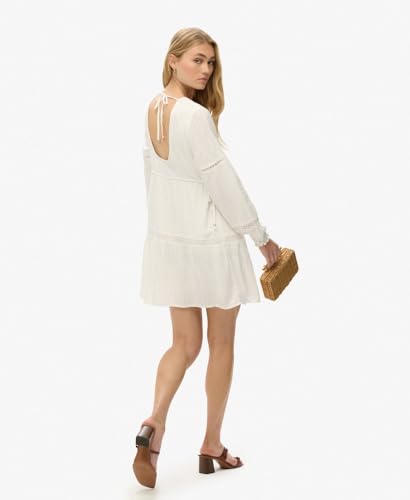 Robe courte manches longues et volants femme Superdry Ibiza - vue 4