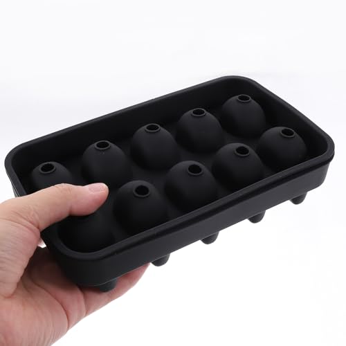 Molde para cubitos de hielo de silicona con forma de calavera miniatura 4