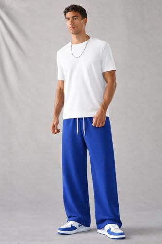 Image of Rockwell Men's Baggy Sweatpants | Cotton Terry Relaxed Fit Joggers for Men | Oversized Streetwear Track Pants | Casual Gym & Everyday Wear| 027