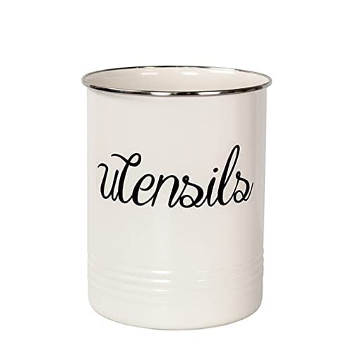 Jevindo Utensilien Halter aus Edelstahl, Utensilienhalter Küche, Küchenutensilienhalter, Dekor Utensilien (Weiß) Cover